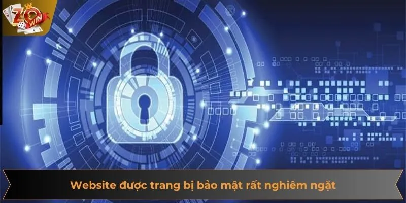 Website được trang bị bảo mật rất nghiêm ngặt